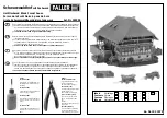 Preview for 1 page of Faller Half-timbered Black Forest house Instructions Manual