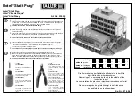 Faller Hotel Stadt Prag Manual предпросмотр