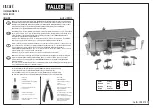 Faller ICE-CREAM PARLOUR Instructions For Use Manual preview