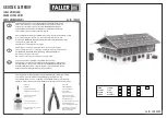 Faller LARGE ALPINE FARM Quick Start Manual предпросмотр