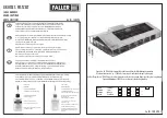 Предварительный просмотр 1 страницы Faller LARGE MARQUEE Manual