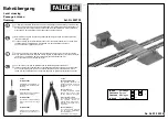 Предварительный просмотр 1 страницы Faller Level crossing 282730 Assembly Instructions Manual