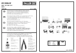 Faller MARKET STANDS AND CARTS Quick Start Manual preview