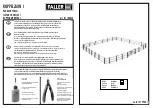 Faller PADDOCK FENCE I Instruction Leaflet preview