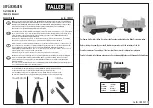 Faller PLATFORM TRUCK Quick Start Quide предпросмотр