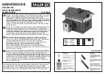 Preview for 1 page of Faller SIGNAL MAN HOUSE Instructions