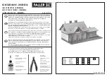 Faller Small Town Station Sonnenbuehl Assembly Instructions Manual preview