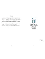 Preview for 24 page of Falltech 6015 Instructions Manual