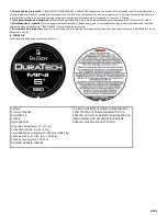 Preview for 13 page of Falltech DuraTech 6 Mini User Instruction Manual