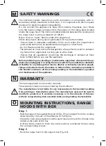 Предварительный просмотр 15 страницы FALMEC ARAFX30W5 SS Series Instruction Booklet