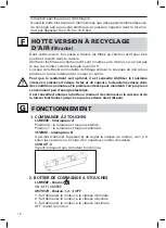 Предварительный просмотр 20 страницы FALMEC ARAFX30W5 SS Series Instruction Booklet