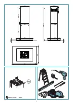 Предварительный просмотр 3 страницы FALMEC Design Kristal Isola 90 Inox Instruction Booklet