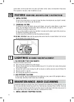 Preview for 18 page of FALMEC DIAMANTE Instruction Booklet