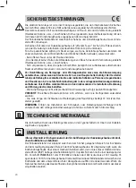 Предварительный просмотр 22 страницы FALMEC DIAMANTE Instruction Booklet