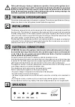 Предварительный просмотр 15 страницы FALMEC Eolo E.ion Instruction Booklet