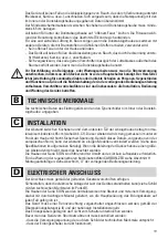 Предварительный просмотр 21 страницы FALMEC Eolo E.ion Instruction Booklet