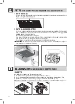 Предварительный просмотр 17 страницы FALMEC Fasteel Altair Top Isola 60 Inox Instruction Booklet