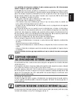 Предварительный просмотр 17 страницы FALMEC GRUPPO INCASSO AP105 EVO Instruction Booklet