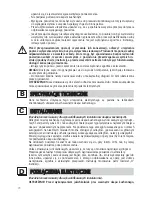 Предварительный просмотр 72 страницы FALMEC GRUPPO INCASSO AP105 EVO Instruction Booklet