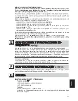 Предварительный просмотр 73 страницы FALMEC GRUPPO INCASSO AP105 EVO Instruction Booklet