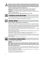 Предварительный просмотр 24 страницы FALMEC GRUPPO INCASSO AP105 Instruction Booklet