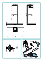 Предварительный просмотр 2 страницы FALMEC LUCE90W3BL Instruction Booklet