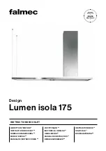 FALMEC Lumen isola 175 Instruction Booklet предпросмотр