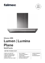 FALMEC LUMINA 90 NRS Instruction Booklet предпросмотр