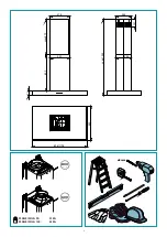 Предварительный просмотр 2 страницы FALMEC Plane White Black Instruction Booklet