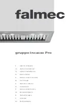 Предварительный просмотр 2 страницы FALMEC Professional Gruppo Incasso Pro 80 Inox Instruction Booklet