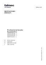 FALMEC Pyramid Pro FPDPR30W6SS - 3 Instruction Booklet preview