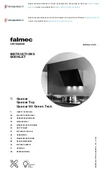 FALMEC Quasar Nero 120 Instruction Booklet предпросмотр