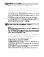 Preview for 16 page of FALMEC QUASAR Instruction Booklet