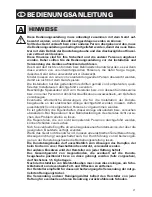 Preview for 23 page of FALMEC QUASAR Instruction Booklet