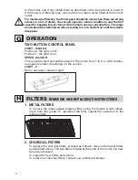 Предварительный просмотр 14 страницы FALMEC range hood Instruction Booklet