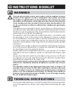 Предварительный просмотр 18 страницы FALMEC WALL RUSTIC Instruction Booklet