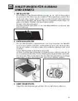 Preview for 31 page of FALMEC WALL Instruction Booklet