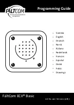 Preview for 1 page of FältCom ECII Basic Programming Manual