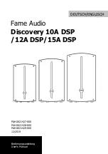 Fame Audio Discovery 10A DSP User Manual предпросмотр