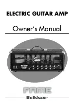 FAME Bulldozer Owner'S Manual preview