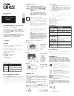 Preview for 1 page of FAME CAT-02C User Manual