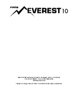 Preview for 14 page of FAME Everest10 User Manual