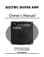 Preview for 1 page of FAME G20D2 Owner'S Manual