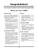 Preview for 2 page of FAME G20D2 Owner'S Manual