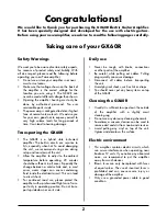 Preview for 2 page of FAME GX60R Owner'S Manual