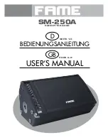 Предварительный просмотр 1 страницы FAME SM-250A User Manual