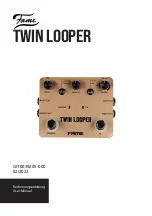 Preview for 1 page of FAME Twin Looper User Manual