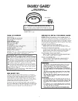 Family Gard FG888D User Manual preview