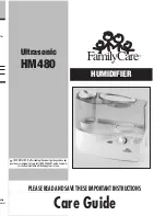 FamilyCare HM480 Care Manual preview