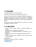 Preview for 3 page of FAMOCO FX105F User Manual